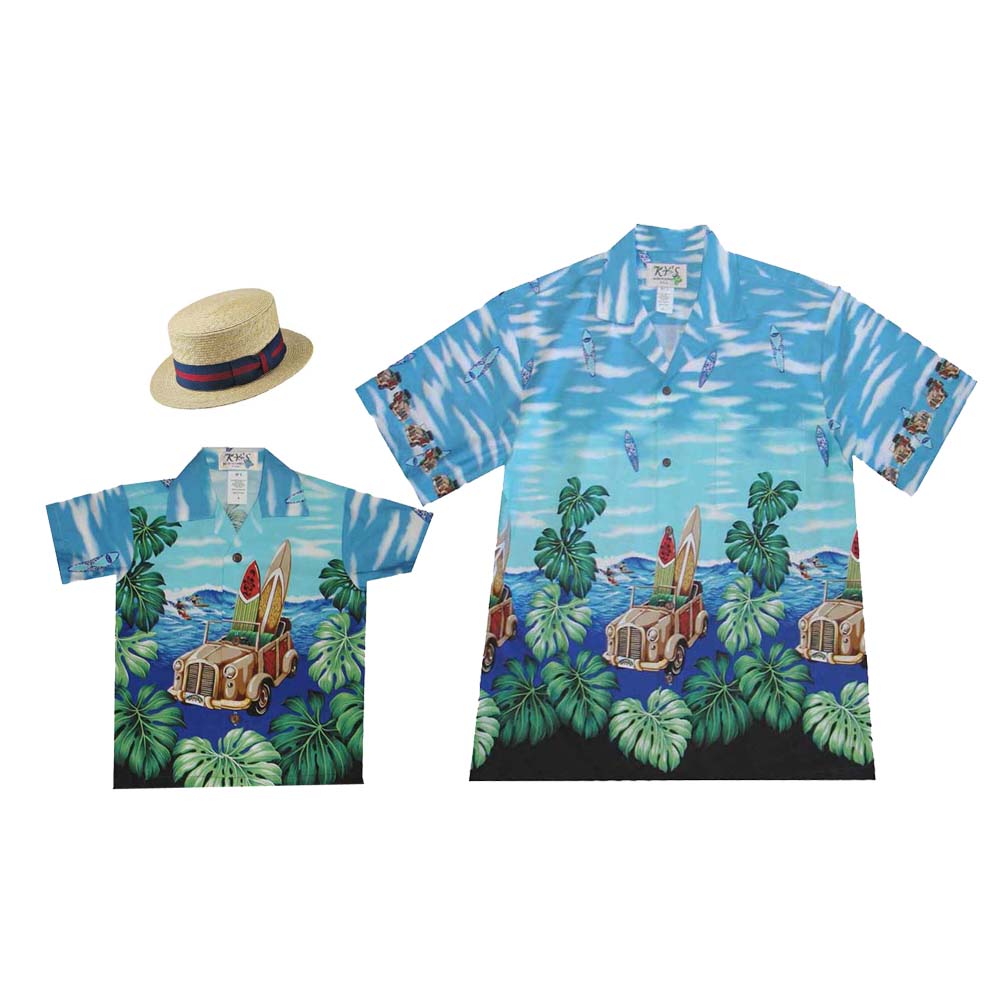 Daddy Son Matching Hawaiian Shirt Matching Aloha Shirt made in Hawaii –  Edens Hawaii