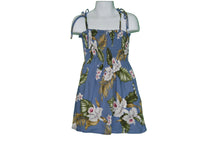 Load image into Gallery viewer, Palolo Coral Girls Hawaiian Smocked Dress