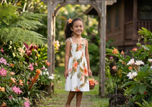 Load image into Gallery viewer, Kohala Forest Girls Hawaiian Tube Dress