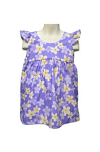 Load image into Gallery viewer, Plumeria Girls Aloha Sundress with Flutter Sleeves
