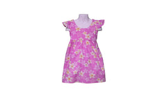 Load image into Gallery viewer, Plumeria Girls Aloha Sundress with Flutter Sleeves