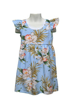 Load image into Gallery viewer, Classic Orchid Girls Aloha Sundress with Flutter Sleeves