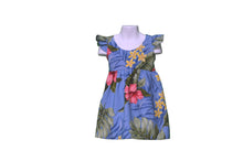 Load image into Gallery viewer, Makakilo Hibiscus Girls Aloha Sundress with Flutter Sleeves