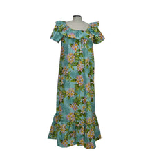 Load image into Gallery viewer, Plumeria Dream Long Muumuu Dress Made In Hawaii USA