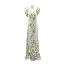 Load image into Gallery viewer, White Vintage Hibiscus Muumuu Dance Dress