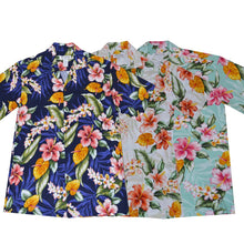 Load image into Gallery viewer, Red Hibiscus Hawaiian Rayon Shirt