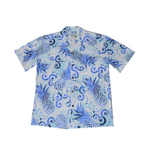 Load image into Gallery viewer, Abstract Pineapple Men's Hawaiian Cotton Shirt