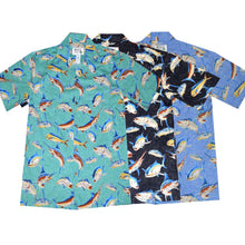 Load image into Gallery viewer, Hawaiian Fish Cotton Shirt