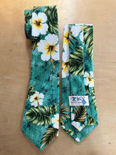 Load image into Gallery viewer, Yellow Hibiscus Hawaii Necktie