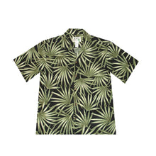 Load image into Gallery viewer, White Palm Leaf Fever – Authentic Hawaiian Shirt Handmade in Hawaii