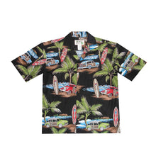 Load image into Gallery viewer, Authentic Hawaiian Shirt Woody Surfboad Print