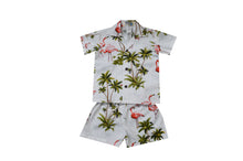 Load image into Gallery viewer, Pink Flamingo Dad and Me Shirts