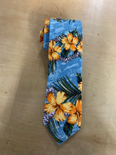 Load image into Gallery viewer, Purple Hibiscus Print Hawaii Tie