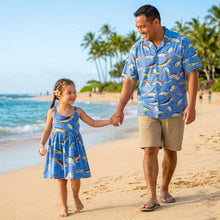 Load image into Gallery viewer, Fishing Daddy Daughter Hawaiian Clothing