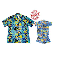 Load image into Gallery viewer, Hawaii Sunset Dad and Me Shirts