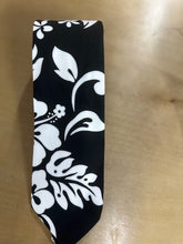 Load image into Gallery viewer, Authentic Hawaii necktie with classic hibiscus pattern – perfect for groomsmen or luau
