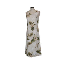 Load image into Gallery viewer, Orchid White Cotton Hawaiian Sundress