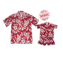 Load image into Gallery viewer, Original Hibiscus Dad and Me Shirts