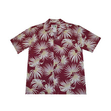 Load image into Gallery viewer, Premium Hawaiian Cotton Shirt with Palm Leaf Print