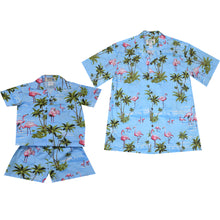 Load image into Gallery viewer, Pink Flamingo Dad and Me Shirts