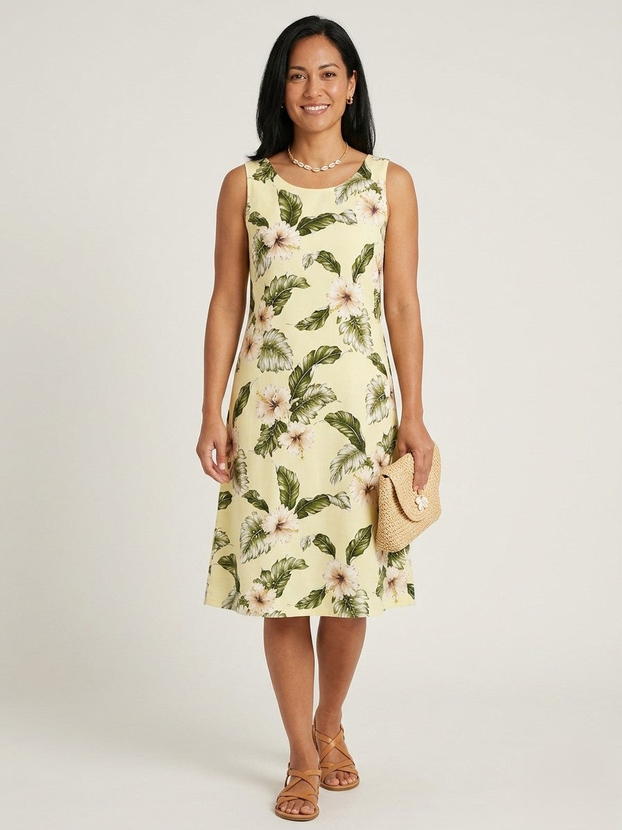 midi hawaiian dress Free People Adriel Midi Dress