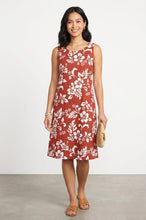 Load image into Gallery viewer, Original Hibiscus Red Hawaiian Midi Dress for Women - Made in Hawaii