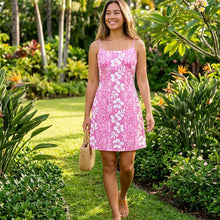 Load image into Gallery viewer, Hibiscus Short Spaghetti Hawaiian Dress