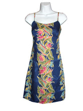 Load image into Gallery viewer, Bird of Paradise Short Spaghetti Hawaiian Dress