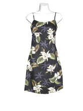 Load image into Gallery viewer, Classic Orchid Short Spaghetti Hawaiian Dress