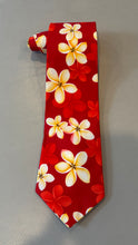Load image into Gallery viewer, Plumeria Floral Hawaii Necktie