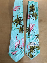 Load image into Gallery viewer, Authentic Hawaiian Necktie Flamingo