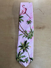 Load image into Gallery viewer, Authentic Hawaiian Necktie Flamingo