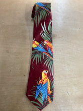 Load image into Gallery viewer, Authentic Hawaiian Necktie Parrot Print