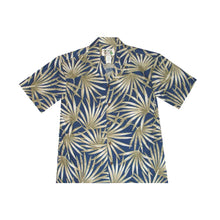 Load image into Gallery viewer, White Palm Leaf Fever – Authentic Hawaiian Shirt Handmade in Hawaii