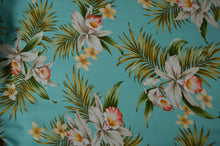 Load image into Gallery viewer, Hawaiian Orchid Print Sarong – Soft Rayon Beach Cover-Up.