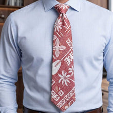 Load image into Gallery viewer, Traditional Tapa Navy Necktie
