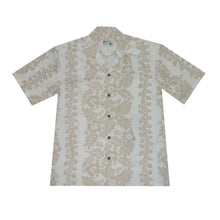 Load image into Gallery viewer, Cotton Hawaiian Shirt for Men - Hibiscus Panel