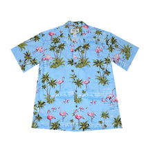Load image into Gallery viewer, Flamingo Island Cotton Hawaiian Shirt for Men