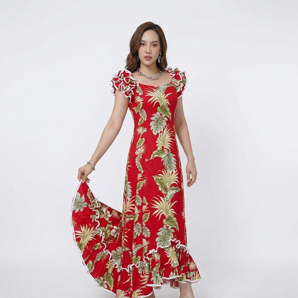 red muumuu dress Red Hawaiian Dresses Bold, Elegant Island Styles | Made in Hawaii