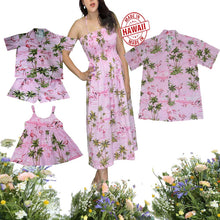 Load image into Gallery viewer, Matching Family Hawaiian Outfits in Pink Flamingo