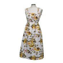 Load image into Gallery viewer, Pali Lookout Rooster Tube Top Hawaiian Dress