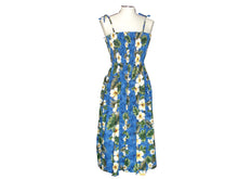 Load image into Gallery viewer, Yellow Hibiscus Tube Top Maxi Hawaiian Dress
