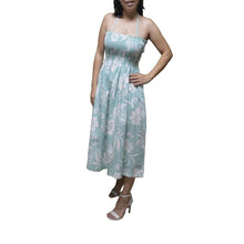 Load image into Gallery viewer, Classic Hibiscus Tube Top Hawaiian Dress