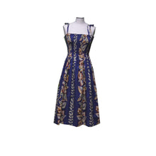 Load image into Gallery viewer, Vintage Anthurium Design Tube Top Hawaiian Dress