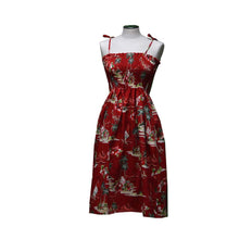 Load image into Gallery viewer, Christmas Tube Top Hawaiian Dress