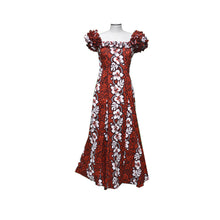 Load image into Gallery viewer, White Hibiscus Hawaiian Muumuu Wedding Dress