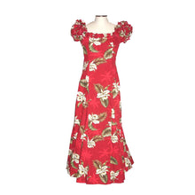 Load image into Gallery viewer, Classic Orchid Hawaiian Muumuu Wedding Dress