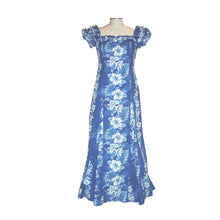 Load image into Gallery viewer, Orchid & Hibiscus Hawaiian Muumuu Wedding Dress