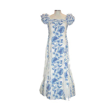 Load image into Gallery viewer, Orchid & Hibiscus Hawaiian Muumuu Wedding Dress