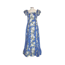 Load image into Gallery viewer, White Orchid & Hibiscus Hawaiian Muumuu Wedding Dress